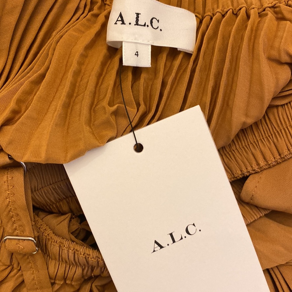 A.L.C Arianna Cutout Pleated Maxi Dress - Picture 14 of 16